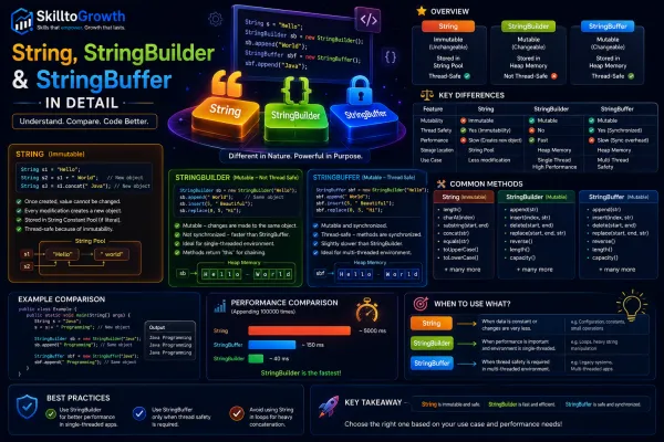 Most asked Java String, StringBuffer & StringBuilder Interview Question and Answer